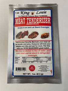 1-ONE OF A KIND 2/6ozMEAT TENDERIZER SEASONING FREE GIFT AND DISCOUNTED SHIPPING $18.50
