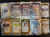 MANY OF A KIND KING LOUIE 10-6OZ. BIG BUNDLE - CORN. RICE, WOW, GREEN BEANS, COLLARDS, PEANUTS, BBQ, SOULFUL AND A BONUS ITEMS FOR ALL FOODS 10- 6oz   SEE DETAILS ON BUNDLE WOW IS GOOD ON ADD TO GRAVIES- DISCOUNTED SHIPPING $95.00